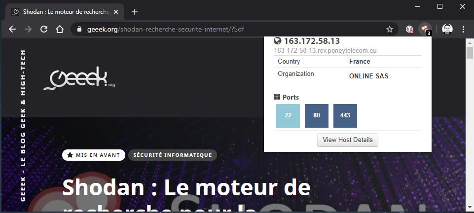 Shodan ☠️ : Le moteur de recherche dédié à la cybersécurité ! [MAJ 2024]