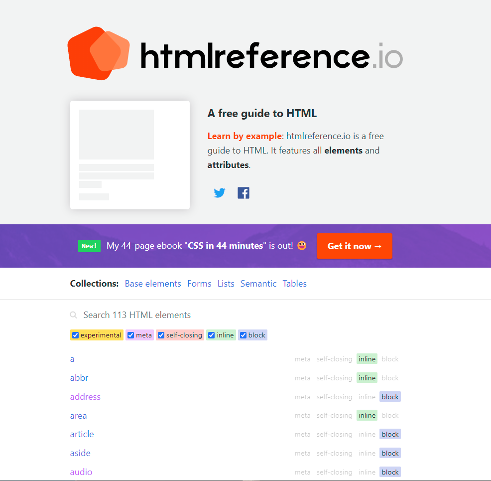 Htmlreference io La Bible Du HTML5