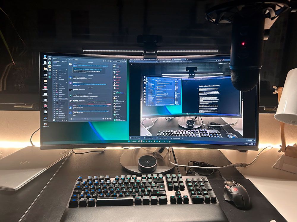 Test de la BenQ ScreenBar Halo