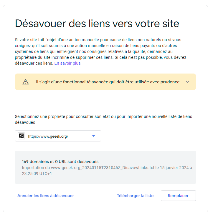 Dark SEO et pénalités Google Search