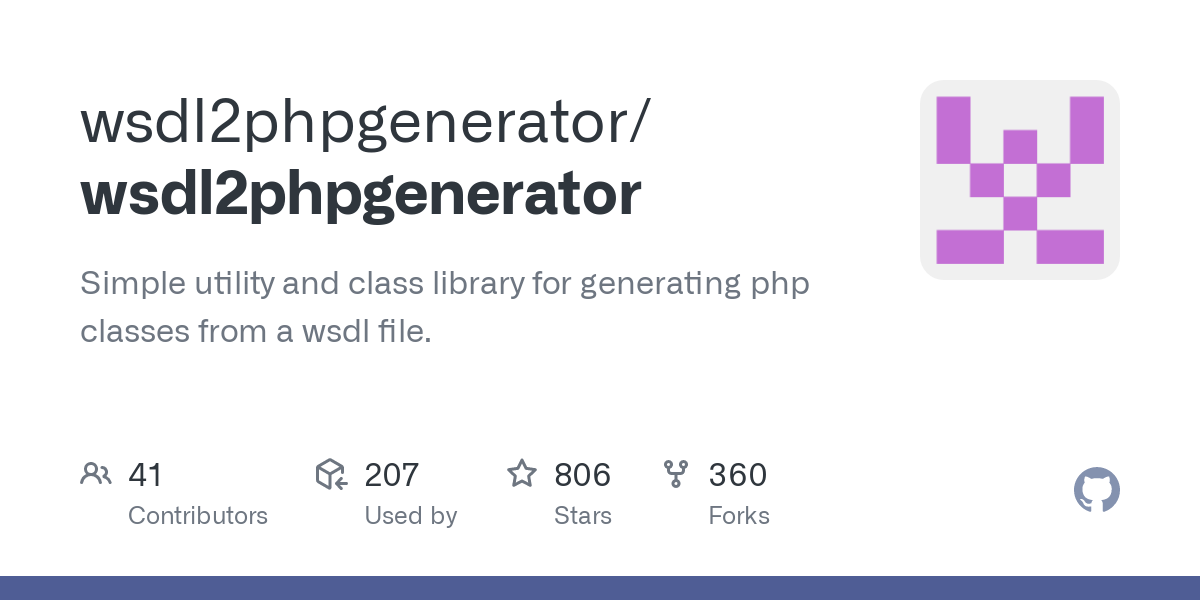 Wsdl2phpgenerator : Un générateur de client webservice SOAP en PHP