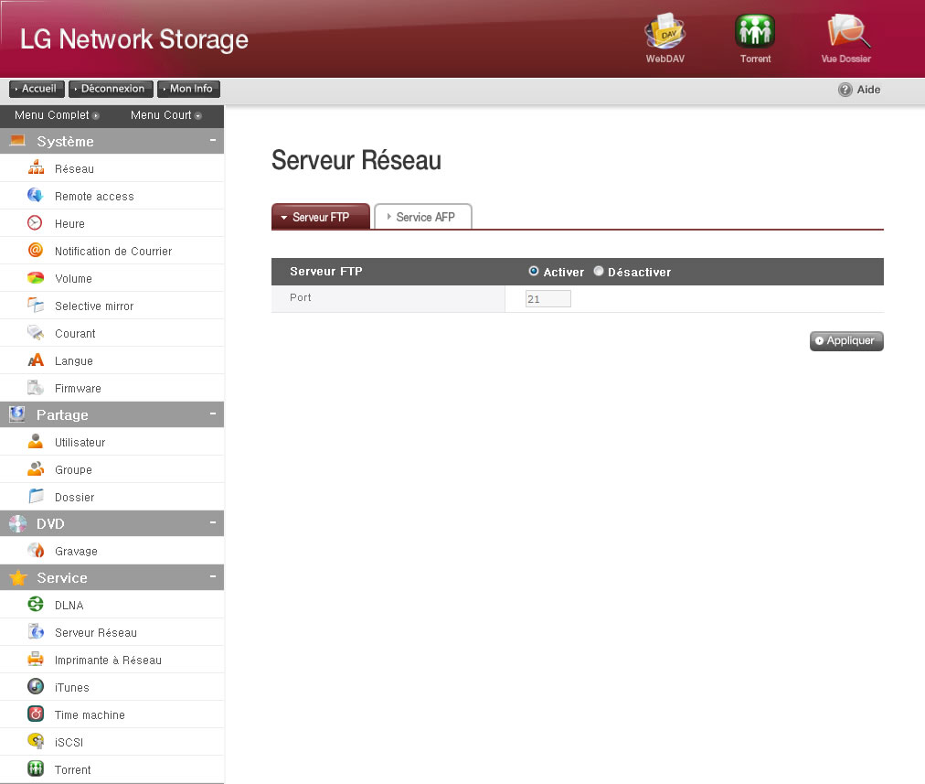 admin nas