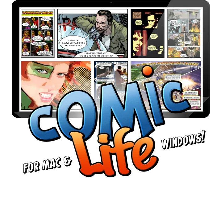Roman photo : Comic Life pour Windows