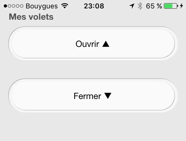 iControl Web : L'application iOS pour télécommander votre domotique