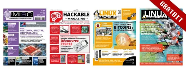 Misc, Linux Magazine, Hackable, Linux Pratique : 4 magazines gratuits pendant le confinement !