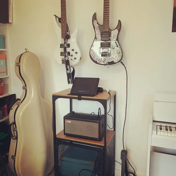 Mon studio minimaliste pour jouer de la guitare