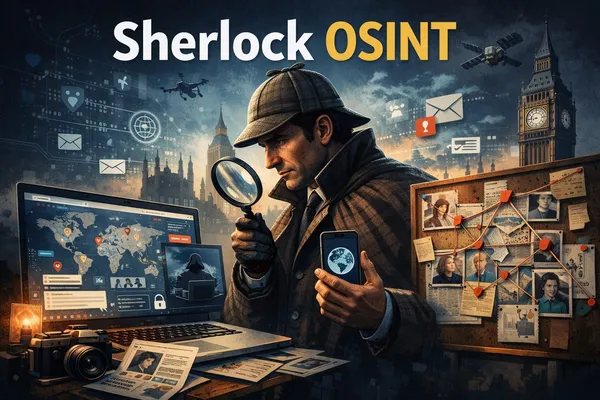 Sherlock OSINT : Trouver les comptes Web d’un Pseudonyme