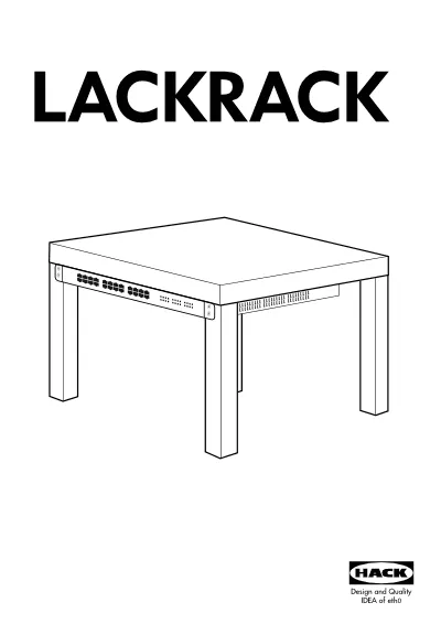 IKEA LACKRAK : Le meuble du Geek